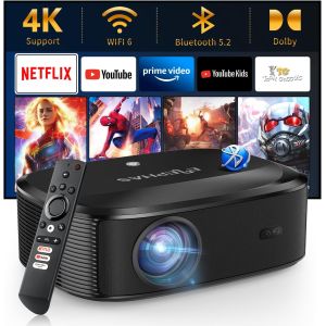 ELEPHAS 4K Projector with Wifi and Bluetooth